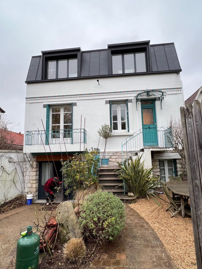 Surélévation & rénovation d’une maison individuelle – Clamart (92)